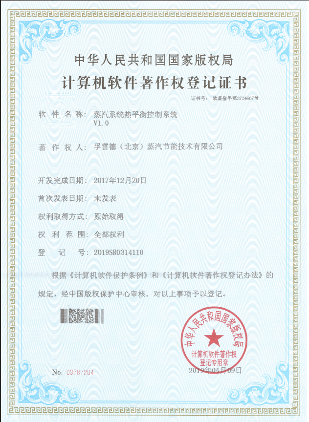 蒸汽系统热平衡控制系统